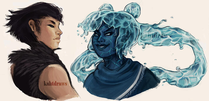 Corbin & Fran'ika of Dames and Dragons