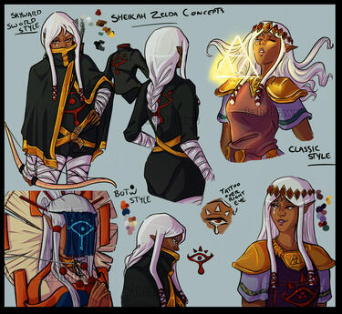 Sheikah Zelda Concepts