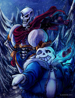 Skelebros from Undertale